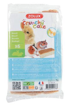 Crunchy Cake jablko/banán pro hlodavce 75g Zolux Crunchy Cake jablko/banán pro hlodavce 75g Zolux