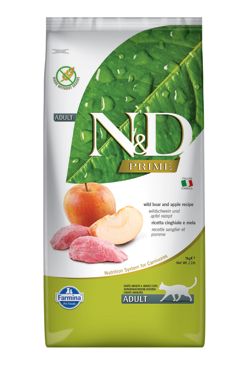 N&D PRIME CAT Adult Boar & Apple 10kg N&D PRIME CAT Adult Boar & Apple 10kg