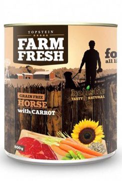 Farm Fresh Dog Horse with Carrot konzerva 800g Farm Fresh Dog Horse with Carrot konzerva 800g