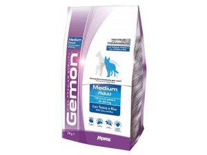 GEMON Dog Medium Adult Tuňák s rýží 25/13 3 kg GEMON Dog Medium Adult Tuňák s rýží 25/13 3 kg