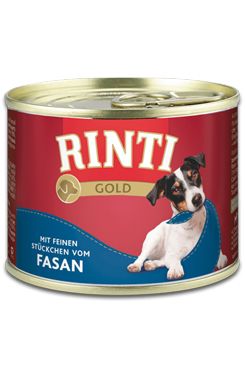 Rinti Dog Gold konzerva bažant 185g