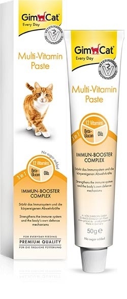 GimCat Multi-Vitamin multivitamínová pasta pro kočky 100g
