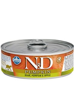 N&D CAT PUMPKIN Adult Boar & Apple 80g N&D CAT PUMPKIN Adult Boar & Apple 80g