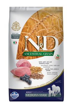 N&D LG DOG Adult M/L Lamb & Blueberry 2,5kg N&D LG DOG Adult M/L Lamb & Blueberry 2,5kg