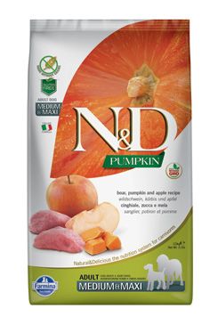 N&D Pumpkin DOG Adult M/L Boar & Apple 12kg