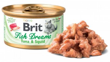 Brit Fish Dreams Tuna & Squid 24x80g Brit Fish Dreams Tuna & Squid 24x80g