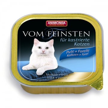 Animonda Vom Feinsten paštika pro kastrované kočky krůta+pstruh 100g