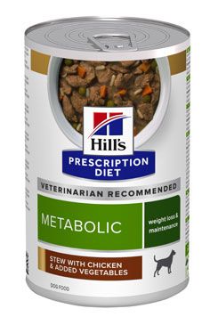 Hill's Can. PD Metabolic Weight Loss Chick&Veg Kon354g