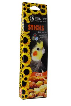 FINE PET Tyčinka Korela ořechy 2ks/110g FINE PET Tyčinka Korela ořechy 2ks/110g