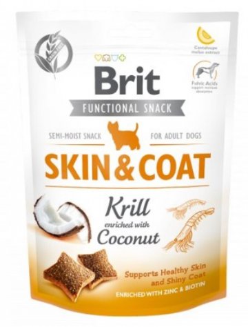 Brit Care Dog Functional Snack Skin & Coat Krill 150g