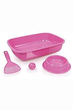 WC kočka Welcome kitten set růžový WC kočka Welcome kitten set růžový