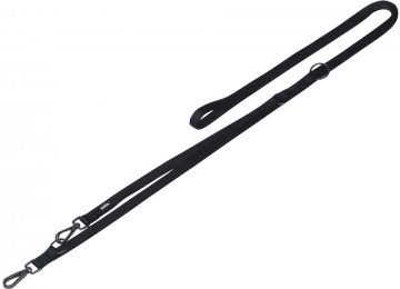 Nobby CLASSIC COMFORT vodítko nylon černá M-L 3m 25mm