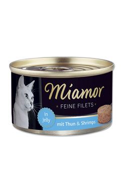 Miamor Cat Filet konzerva tuňák+krevety v želé…
