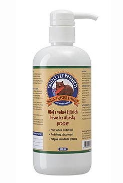 Lososový olej pes Grizzly Wild Salmon 500ml Lososový olej pes Grizzly Wild Salmon 500ml