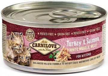 Carnilove WMM Turkey & Salmon for Kittens 24x100g Carnilove WMM Turkey & Salmon for Kittens 24x100g