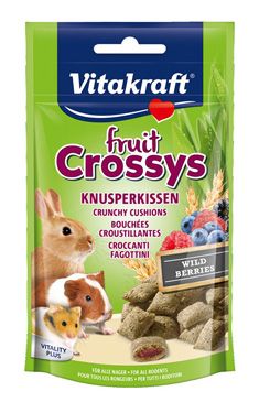 Vitakraft all Rodent poch. Crossys Wildberr 50g Vitakraft all Rodent poch. Crossys Wildberr 50g