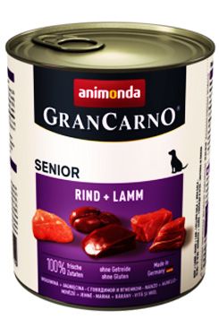 Animonda GRANCARNO konz. SENIOR tele/jehněčí 800g Animonda GRANCARNO konz. SENIOR tele/jehněčí 800g