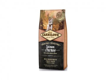 Carnilove Salmon & Turkey for large breed puppy 2x12kg Carnilove Salmon & Turkey for large breed puppy 2x12kg