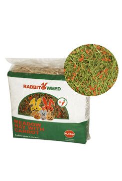 Seno luční s mrkví RabbitWeed 0,6kg 1,9 l Seno luční s mrkví RabbitWeed 0,6kg 1,9 l