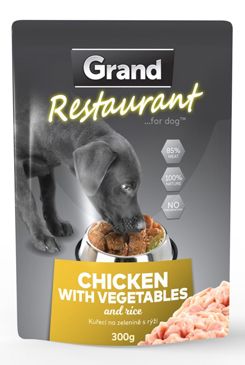 GRAND kaps. deluxe pes Restaur. 100% kuřecí,…