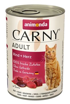 Animonda konz. kočka Adult hovězí srdce 400g