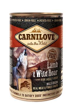 Carnilove Wild konz Meat Lamb & Wild Boar…