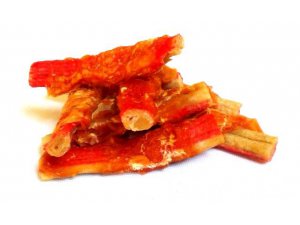Tyčinka krabí obalená kuřecím masem-250g Tyčinka krabí obalená kuřecím masem-250g