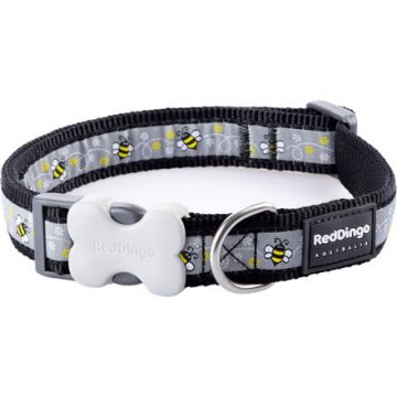Obojek RD 20 mm x 30-47 cm - Bumble Bee Black Obojek RD 20 mm x 30-47 cm - Bumble Bee Black