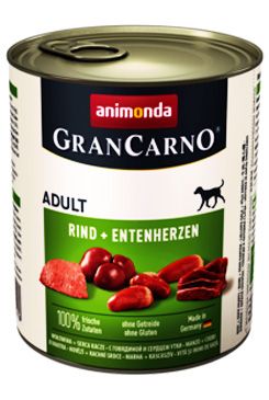 Animonda GRANCARNO konz. ADULT hovězí/kach.srdce 800g Animonda GRANCARNO konz. ADULT hovězí/kach.srdce 800g