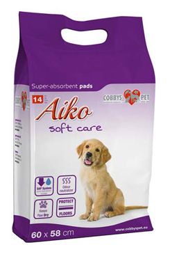 Podložka absorbční pro psy Aiko Soft Care 60x58cm 14ks Podložka absorbční pro psy Aiko Soft Care 60x58cm 14ks