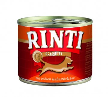 Finnern Rinti Gold konzerva pro psy kuře 12x185g Finnern Rinti Gold konzerva pro psy kuře 12x185g