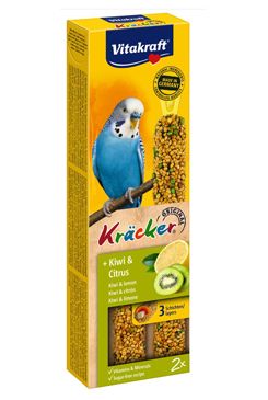 Vitakraft Bird Kräcker Andulka Kiwi + Citrus tyč 2ks Vitakraft Bird Kräcker Andulka Kiwi + Citrus tyč 2ks