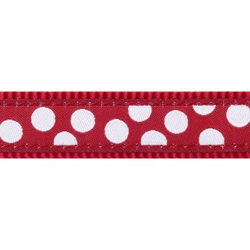 Vodítko RD přep. 25 mm x 2 m - White Spots on Red Vodítko RD přep. 25 mm x 2 m - White Spots on Red