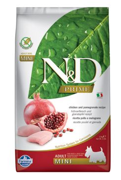 N&D PRIME DOG Adult Mini Chicken&Pomegranat 2,5kg N&D PRIME DOG Adult Mini Chicken&Pomegranat 2,5kg