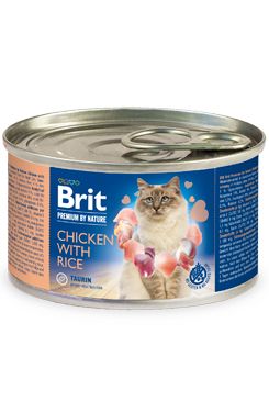 Brit Premium Cat by Nature konz Chicken&Rice 200g Brit Premium Cat by Nature konz Chicken&Rice 200g