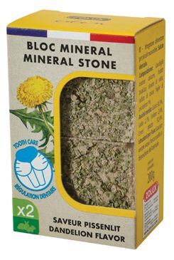 Minerální kámen EDEN hlodavci pampeliška 2x100g Zolux Minerální kámen EDEN hlodavci pampeliška 2x100g Zolux