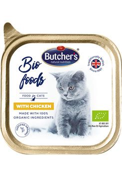 Butcher's Cat Bio s kuřecím vanička 85g Butcher's Cat Bio s kuřecím vanička 85g