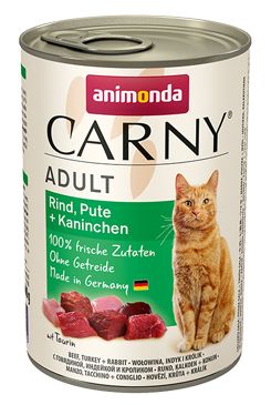 Animonda konz. kočka Adult hov/ krůta/králík 400g