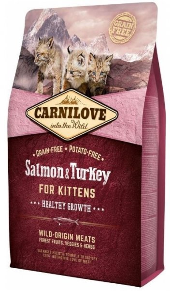 Carnilove CAT Salmon & Turkey for Kittens 2kg