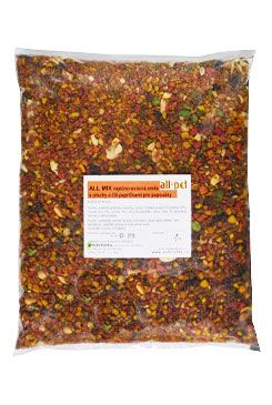 Krmivo pro Papoušky ALL MIX vaječná směs s ořechy 1kg Krmivo pro Papoušky ALL MIX vaječná směs s ořechy 1kg