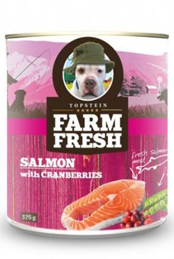 Farm Fresh Dog Salmon with Cranberries konzerva 375g Farm Fresh Dog Salmon with Cranberries konzerva 375g