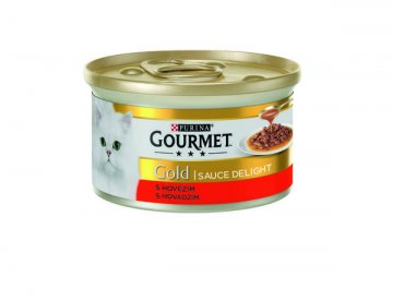 Konz.Gourmet Gold Sauce Del.Hovězí v Omáčce 85g