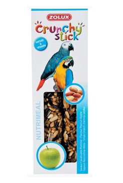 Crunchy Stick Parrot Buráky/Jablko 2ks Zolux Crunchy Stick Parrot Buráky/Jablko 2ks Zolux