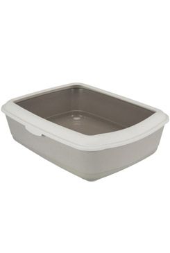 WC kočka s rámem Classic 47x37x15cm TR šedohnědá WC kočka s rámem Classic 47x37x15cm TR šedohnědá