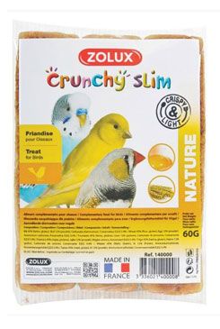 Sušenky pro ptáky CRUNCHY CAKE SLIM 3ks 60g Zolux Sušenky pro ptáky CRUNCHY CAKE SLIM 3ks 60g Zolux