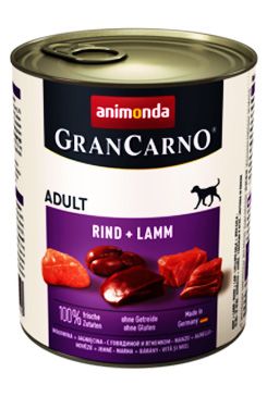 Animonda GRANCARNO konz. ADULT hovězí/jehněčí 800g Animonda GRANCARNO konz. ADULT hovězí/jehněčí 800g