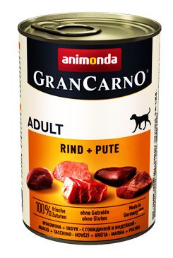 Animonda GRANCARNO konz. ADULT hovězí/ krůta 400g