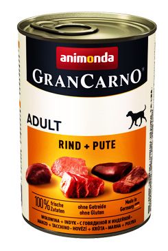 Animonda GRANCARNO konz. ADULT hovězí/ krůta 400g Animonda GRANCARNO konz. ADULT hovězí/ krůta 400g