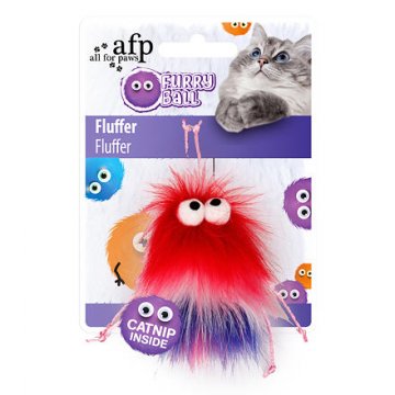 Chlupatá hračka Fluffer AFP Furry Ball – se šantou