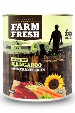 Farm Fresh Dog Kangaroo with Cranberries konz 400g Farm Fresh Dog Kangaroo with Cranberries konz 400g